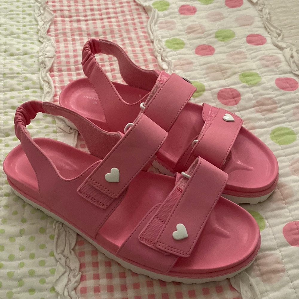 Stoney Clover/Target Pink Heart Sandals